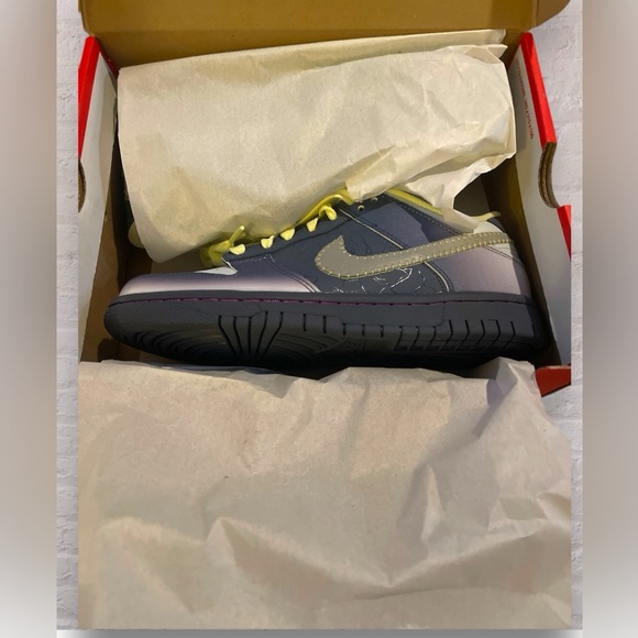 Nike Dunk Low BG GS Halloween Diffused Blue Tint FQ8354-491 sz 5Y 6.5 WM NIB - Picture 2 of 11